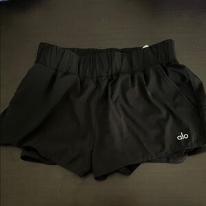 ALO Yoga Women's Athletic Black Shorts